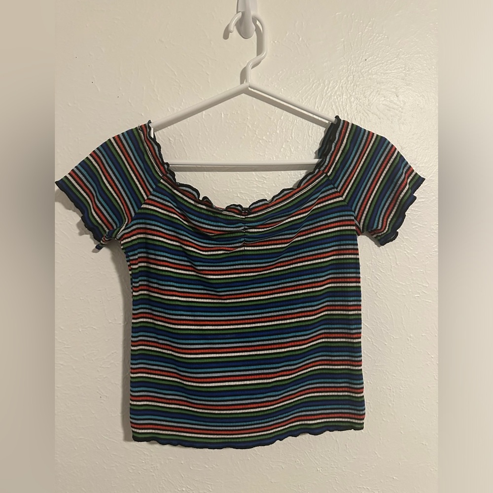 Vibrant stripes for a stylish day ahead